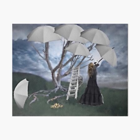 An Umbrella for the Rain Art Board Print