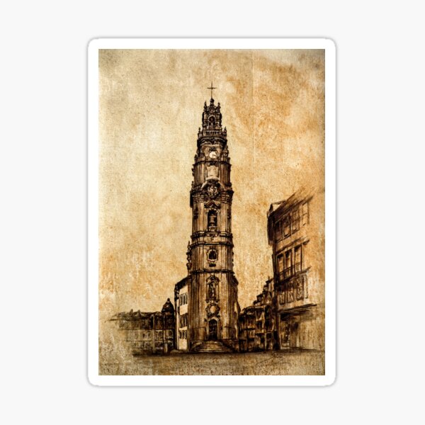 Item preview, torre dos clérigos designed and sold by rogerioarte.