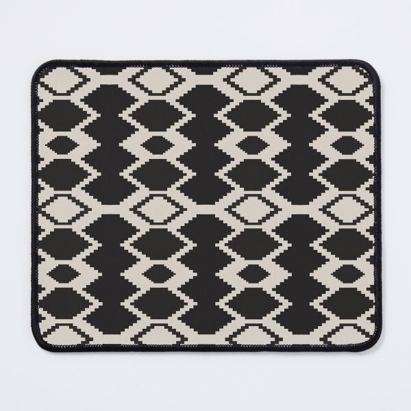 Item preview, Monochrome Ethnic Aztec Pattern in Black Beige designed and sold by MyArt23.