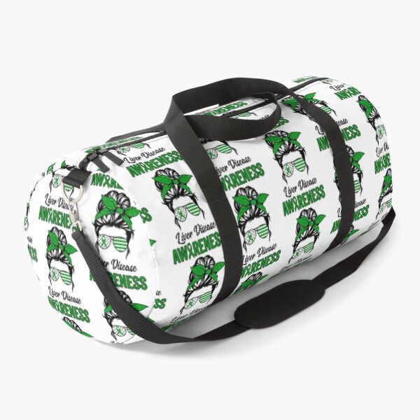 Item preview, Liver Disease Awareness Green Messy Bun Mom Gift designed and sold by NAJMOSHOP.