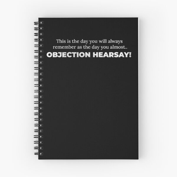 Item preview, Objection Hearsay! Funny Happy Hour Anytime  designed and sold by MarioShirtWorld.