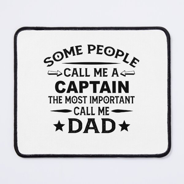 Item preview, captain Father Dad T-shirt gift for father's Day captain Dad Father's Day, captain Dad Hudband Christmas Gift designed and sold by xlnv.