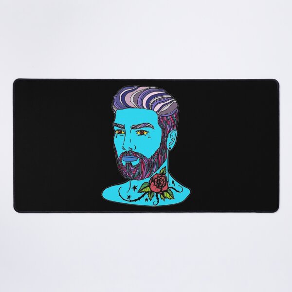 Item preview, Bearded Man Mandala Colorful designed and sold by Parag's Travel Shop.