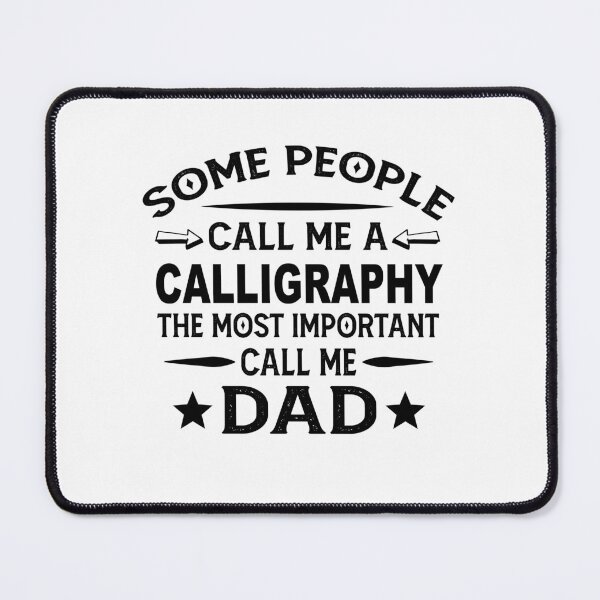 Item preview, calligraphy Father Dad T-shirt gift for father's Day calligraphy Dad Father's Day, calligraphy Dad Hudband Christmas Gift designed and sold by xlnv.