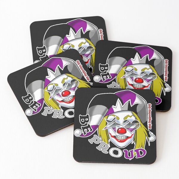 Item preview, Ash Something Art Official - Pride Clown 2022 - Ace Pride designed and sold by AshSomethingArt.