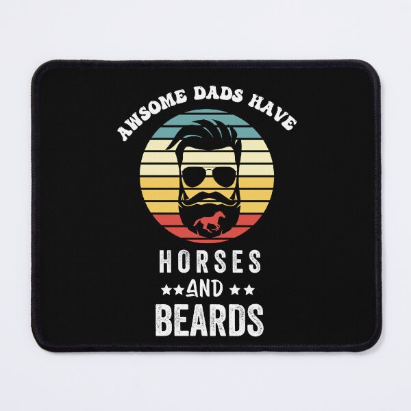 Item preview,  awsome dads have horses and beards  designed and sold by POPLIN ⭐ ⭐ ⭐ ⭐ ⭐.