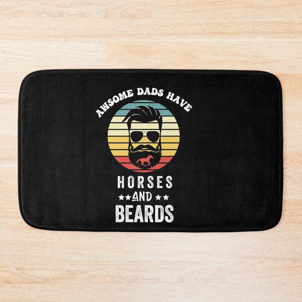 Item preview,  awsome dads have horses and beards  designed and sold by POPLIN ⭐ ⭐ ⭐ ⭐ ⭐.