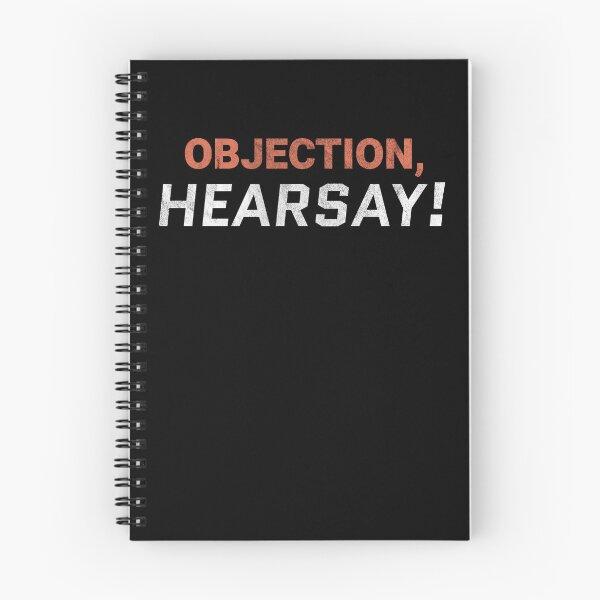 Item preview, Objection Hearsay! Funny Happy Hour Anytime  designed and sold by MarioShirtWorld.