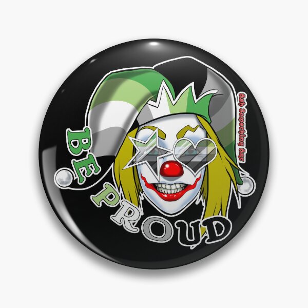 Item preview, Ash Something Art Official - Pride Clown 2022 - Aromantic Pride designed and sold by AshSomethingArt.