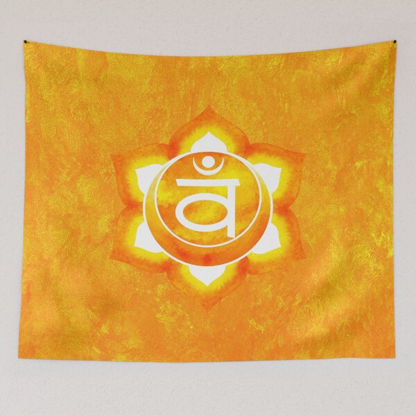 Item preview, Sacral Chakra 4 - Coating Material Orange Colored Walls designed and sold by aprajoos.
