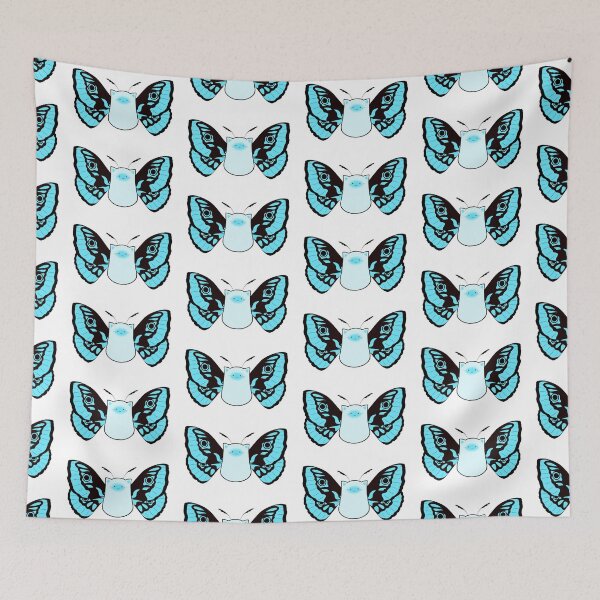 Item preview, KittyFly Cyan designed and sold by LennoxMoss.
