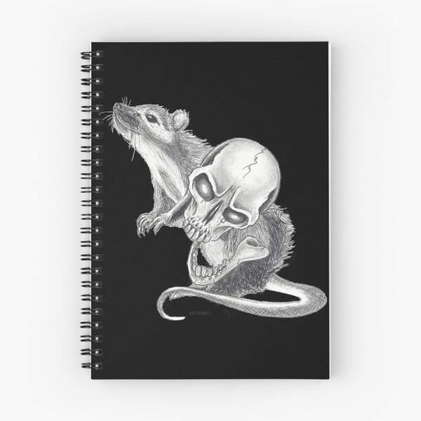 Item preview, RAT AND SKULL - Art By Kev G designed and sold by ArtByKevG.