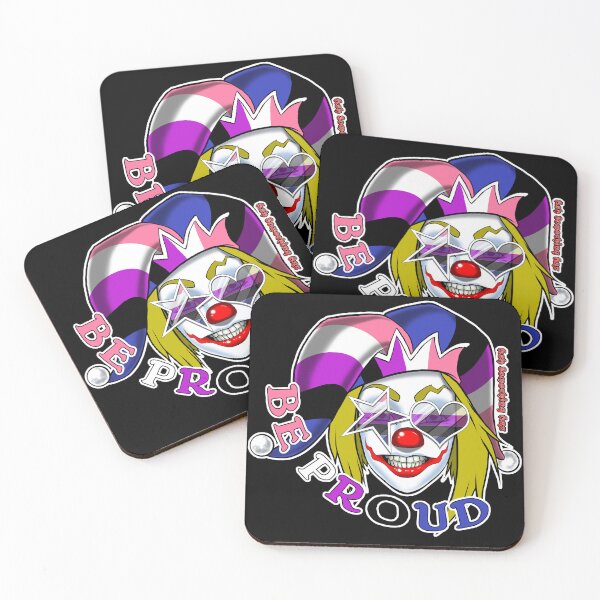 Item preview, Ash Something Art Official - Pride Clown 2022 - Genderfluid Pride designed and sold by AshSomethingArt.