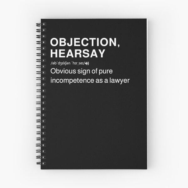Item preview, Objection, Hearsay Definition  designed and sold by MarioShirtWorld.