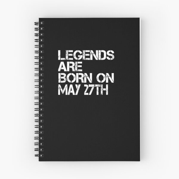 Item preview, Legends Are Born On May 27th Funny Birthday T-Shirt designed and sold by Tee Kaboom!.