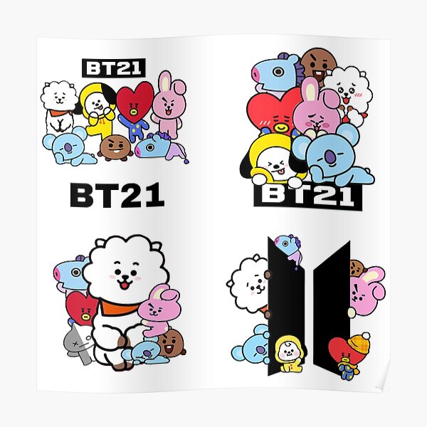 Details about   BT21 Tata Poster FRAMED CORK PIN BOARD With Pins 
