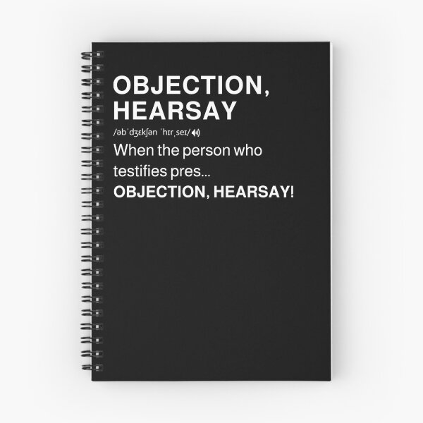 Item preview, Funny Objection Hearsay Definition I Trendy Sarcastic Lawyer designed and sold by MarioShirtWorld.