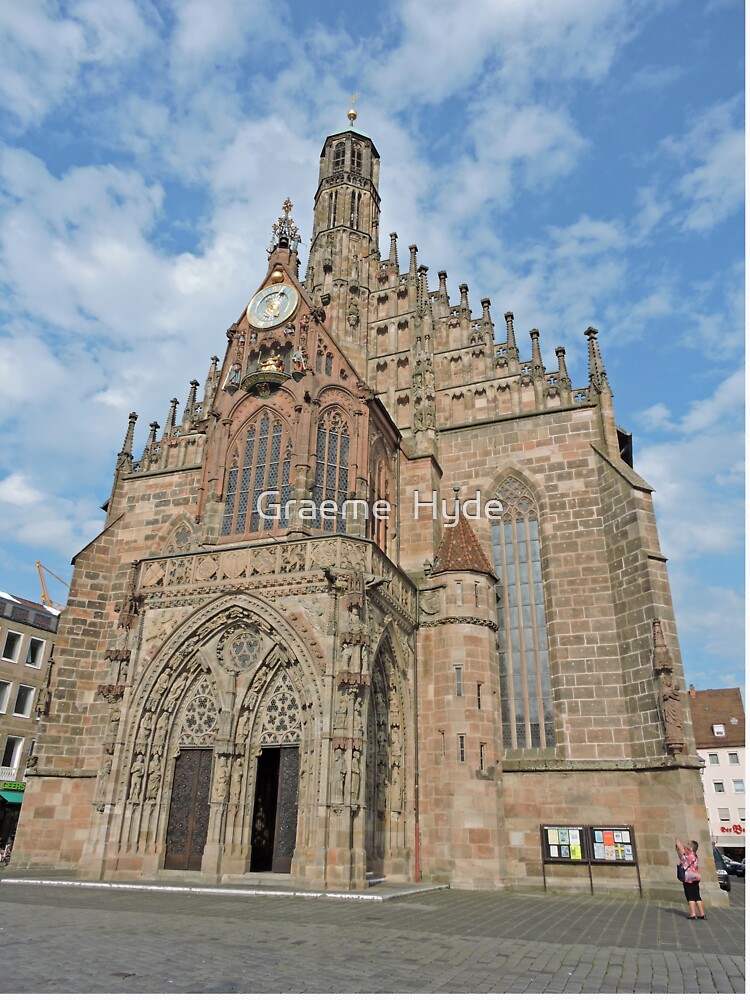 Thumbnail 7 of 7, Classic T-Shirt, Frauenkirche, Nuremberg designed and sold by grmahyde.