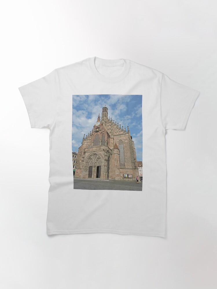 Thumbnail 3 of 7, Classic T-Shirt, Frauenkirche, Nuremberg designed and sold by grmahyde.
