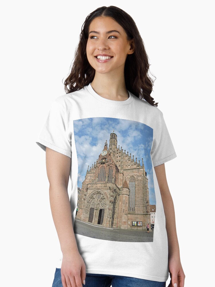 Thumbnail 2 of 7, Classic T-Shirt, Frauenkirche, Nuremberg designed and sold by grmahyde.