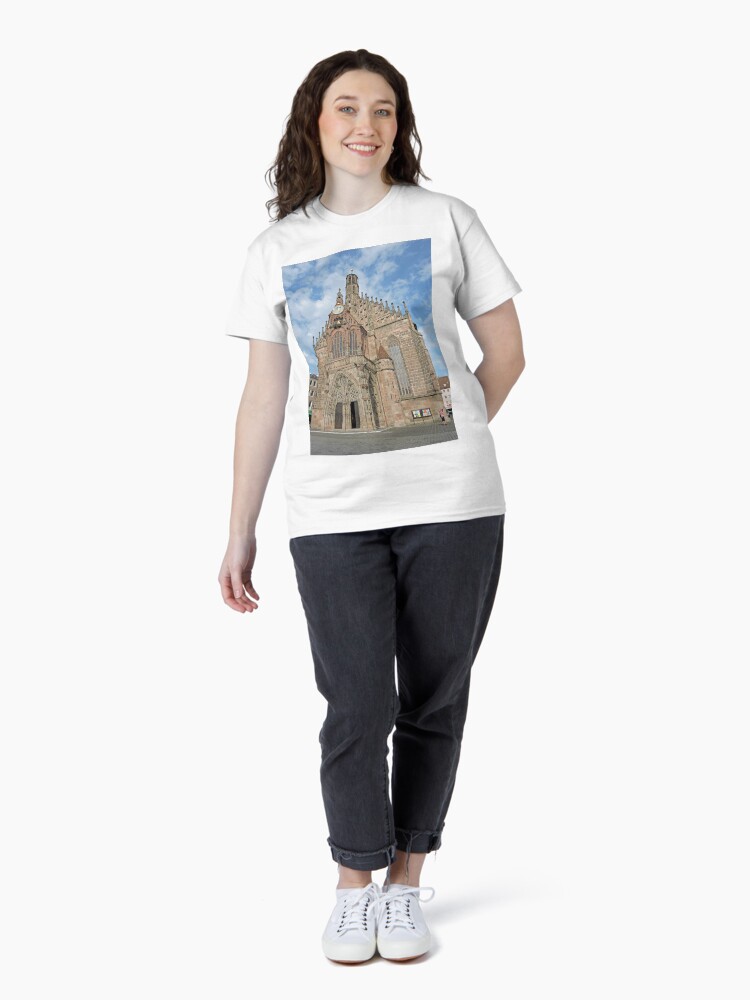 Thumbnail 4 of 7, Classic T-Shirt, Frauenkirche, Nuremberg designed and sold by grmahyde.