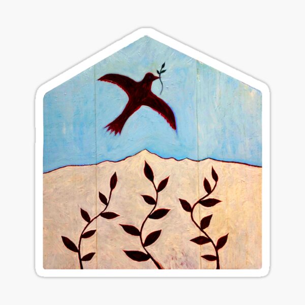 Item preview, Bird Flies Away to Nest designed and sold by Rebekah Walker.