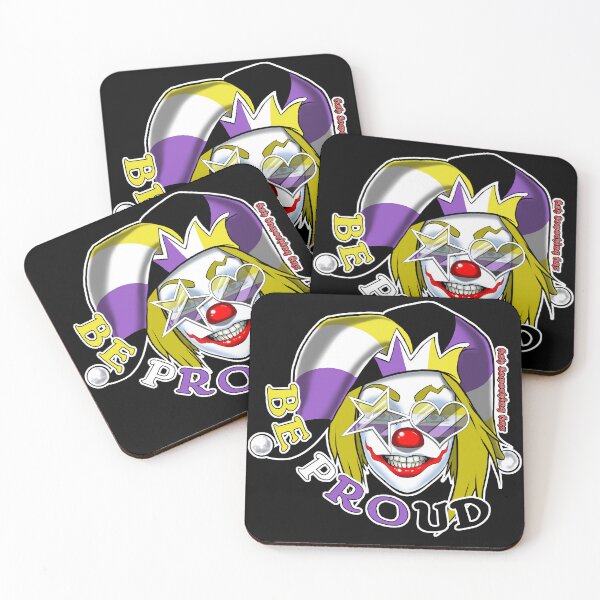 Item preview, Ash Something Art Official - Pride Clown 2022 - Enby Pride designed and sold by AshSomethingArt.