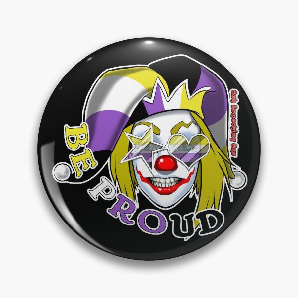 Item preview, Ash Something Art Official - Pride Clown 2022 - Enby Pride designed and sold by AshSomethingArt.