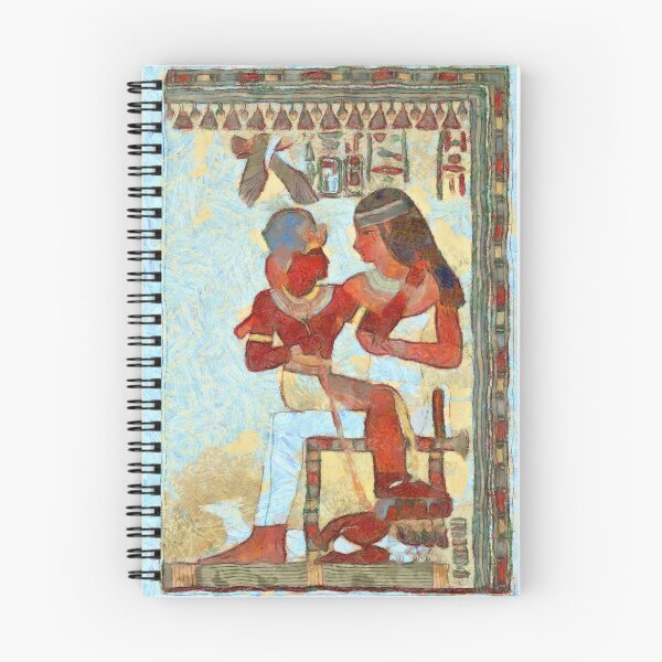 Item preview, Amunof II and his governess from Histoire de l'art égyptien (1878) designed and sold by Best-Designers.