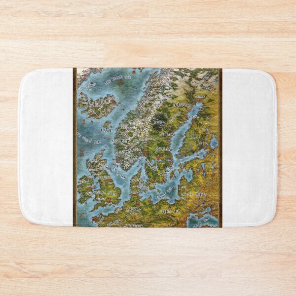 Item preview, Map of Midgard designed and sold by fateofthenorns.
