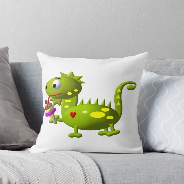 Artikelvorschau, Cute Iguana and Ice Cream entworfen und verkauft von Artist4God.