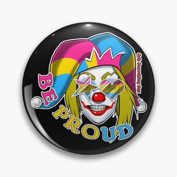 Item preview, Ash Something Art Official - Pride Clown 2022 - Pansexual Pride designed and sold by AshSomethingArt.