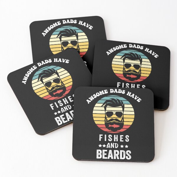 Item preview,  awsome dads have fishes and beards  designed and sold by POPLIN ⭐ ⭐ ⭐ ⭐ ⭐.