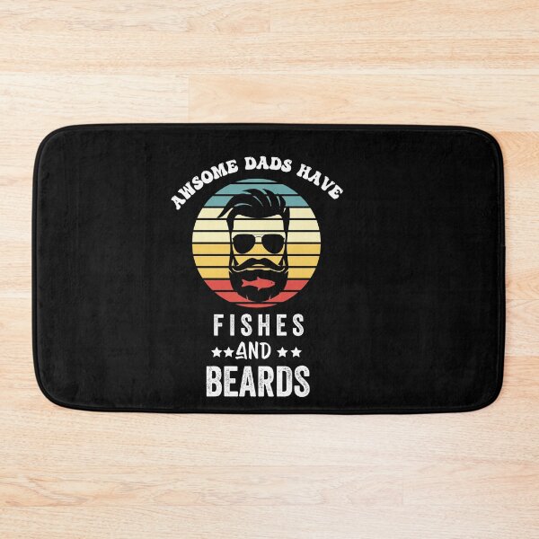 Item preview,  awsome dads have fishes and beards  designed and sold by POPLIN ⭐ ⭐ ⭐ ⭐ ⭐.