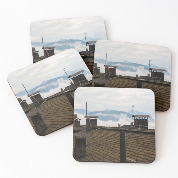 Item preview, Rooftops in Sauris di Sopra, Italy designed and sold by jojobob.