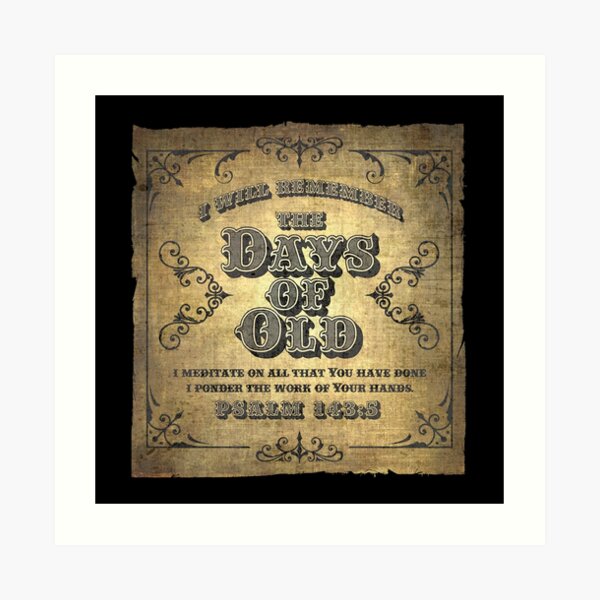 Item preview, The Days of Old designed and sold by 5iveAlone.