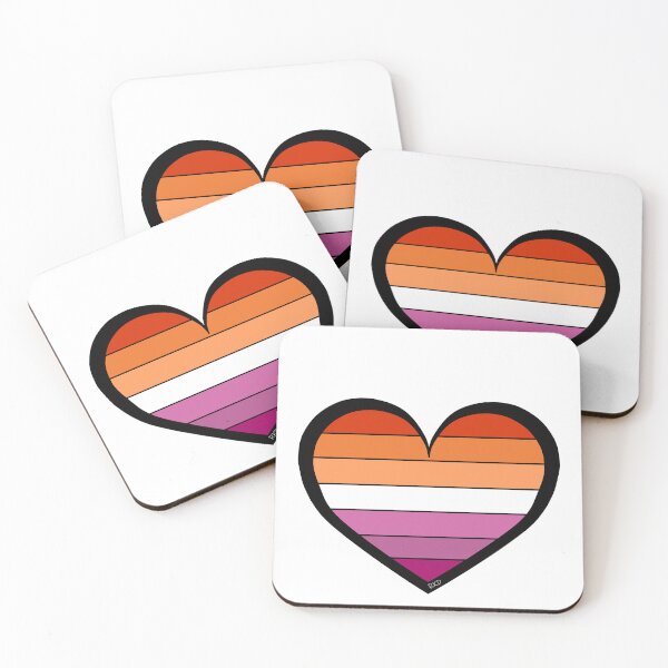 Item preview, Lesbian Heart designed and sold by Comfort-Station.