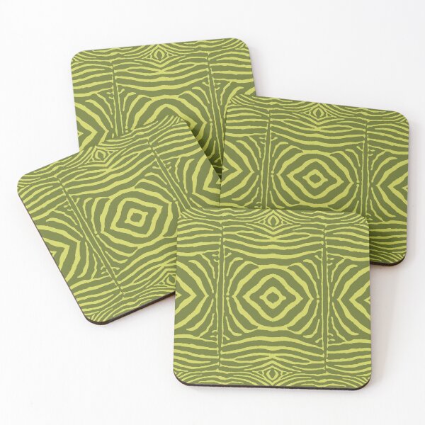 Artikelvorschau, Zebra Wild Animal Print 727 Avocado Green entworfen und verkauft von tonymagnerart.