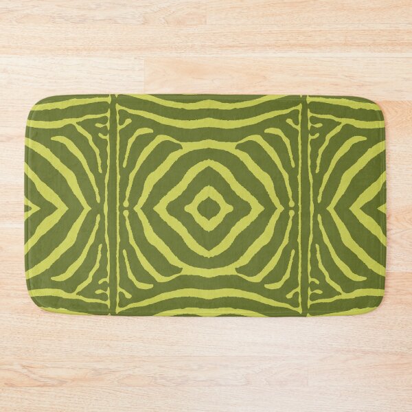 Item preview, Zebra Wild Animal Print 727 Avocado Green designed and sold by tonymagnerart.