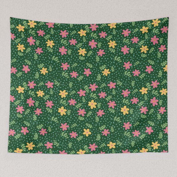 Item preview, Flowers Pink and Yellow designed and sold by Ana Moguš.