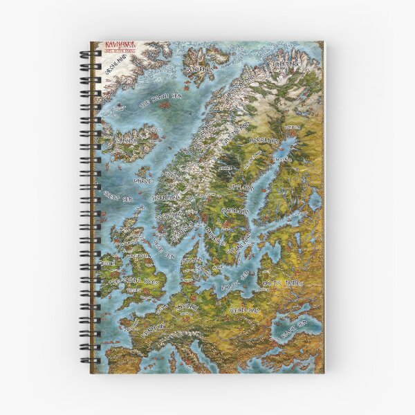 Item preview, Map of Midgard designed and sold by fateofthenorns.