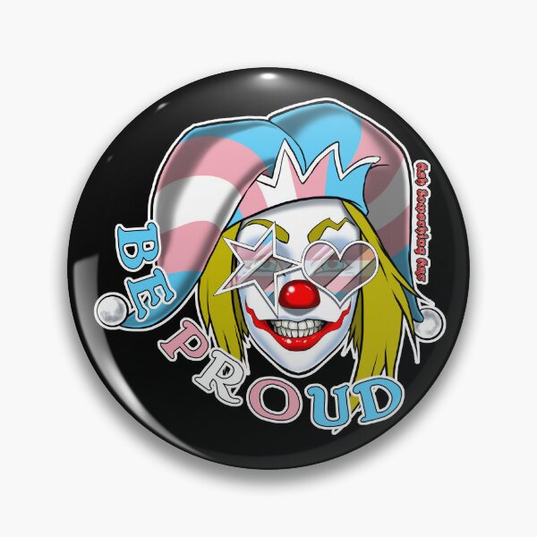 Item preview, Ash Something Art Official - Pride Clown 2022 - Trans Pride designed and sold by AshSomethingArt.