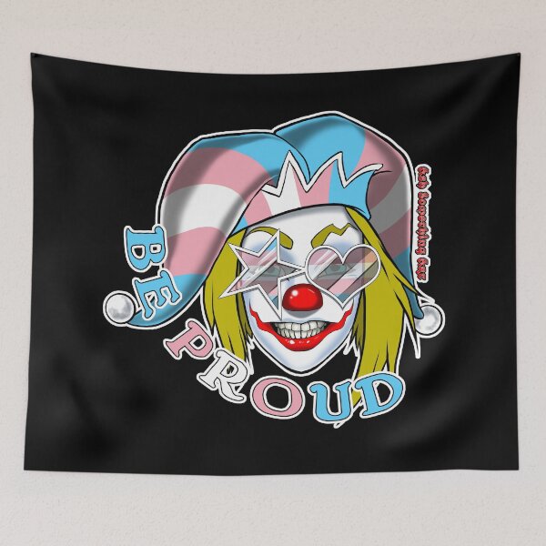 Item preview, Ash Something Art Official - Pride Clown 2022 - Trans Pride designed and sold by AshSomethingArt.