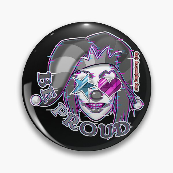 Item preview, Ash Something Art Official - Pride Clown 2022 - Glitch Variant designed and sold by AshSomethingArt.