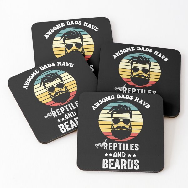 Item preview,  awsome dads have reptiles and beards  designed and sold by POPLIN ⭐ ⭐ ⭐ ⭐ ⭐.