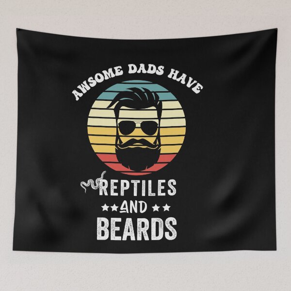 Item preview,  awsome dads have reptiles and beards  designed and sold by POPLIN ⭐ ⭐ ⭐ ⭐ ⭐.