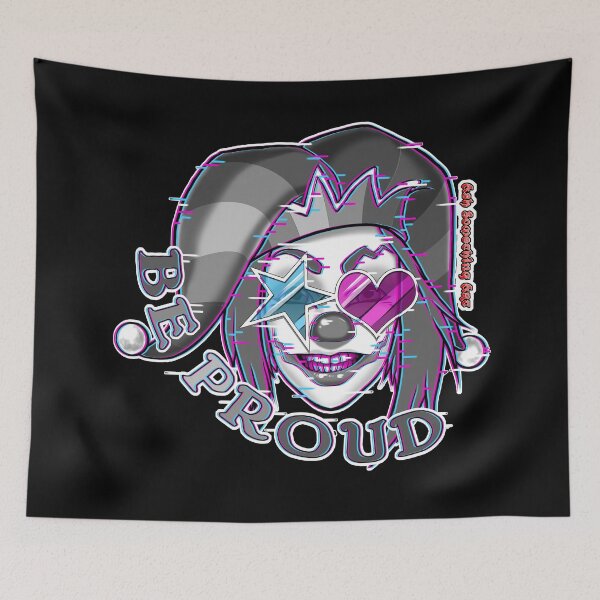 Item preview, Ash Something Art Official - Pride Clown 2022 - Glitch Variant designed and sold by AshSomethingArt.