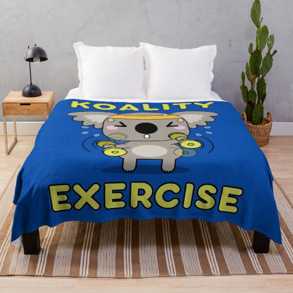 Item preview, Koality Exercise Kawaii Koala Bear Pun designed and sold by Caregiverology.
