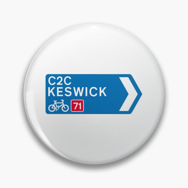 Item preview, NCN 71 Keswick Sign UK Cumbria - Coast to Coast (C2C) designed and sold by Cumbria Guru.