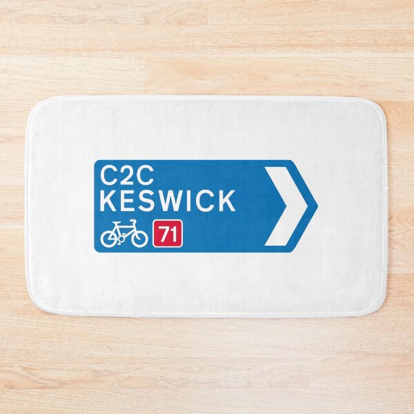 Item preview, NCN 71 Keswick Sign UK Cumbria - Coast to Coast (C2C) designed and sold by Cumbria Guru.
